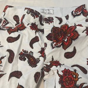 Free people paisley bell bottom